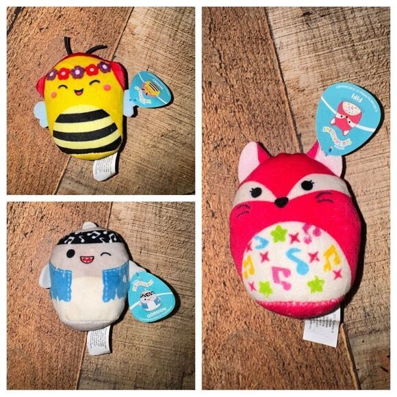 Squishmallow McDonalds Happy Meal Toy Fifi the Fox, Sunny, & Gordon - Picture 1 of 10